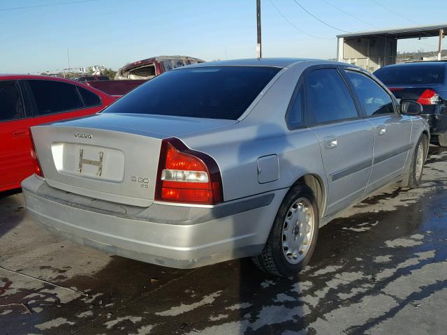 YV1TS97D8X1017079 - 1999 VOLVO S80 SILVER photo 4