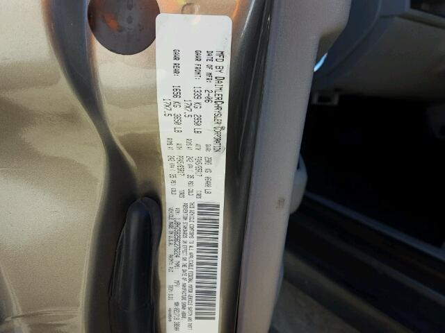 1J8HG58256C276224 - 2006 JEEP COMMANDER 棕色 照片 10