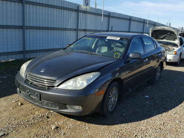 JTHBA30G245048157 - 2004 LEXUS ES 330 GRAY photo 2