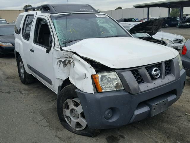 5N1AN08U95C606296 - 2005 NISSAN XTERRA OFF WHITE photo 1