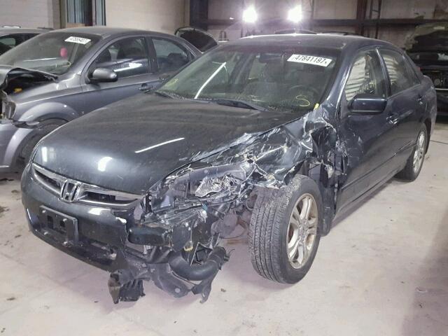 JHMCM56357C013723 - 2007 HONDA ACCORD SE GRAY photo 2