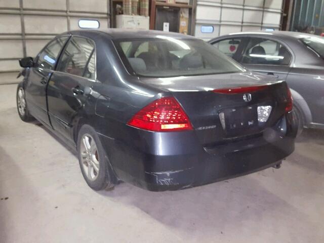 JHMCM56357C013723 - 2007 HONDA ACCORD SE GRAY photo 3