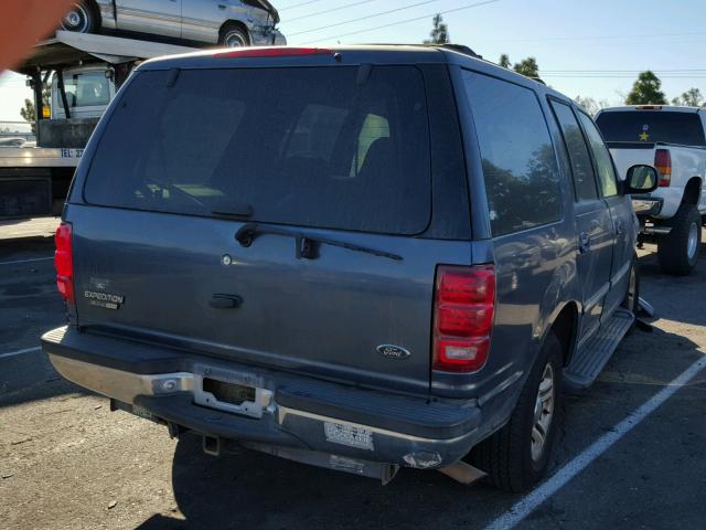 1FMRU15W51LA24899 - 2001 FORD EXPEDITION BLUE photo 4