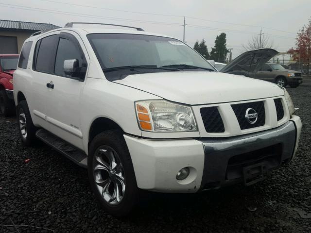 5N1AA08BX4N715542 - 2004 NISSAN ARMADA SE WHITE photo 1