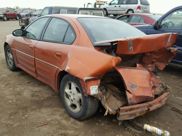 1G2NV52E13C327351 - 2003 PONTIAC GRAND AM G ORANGE photo 3