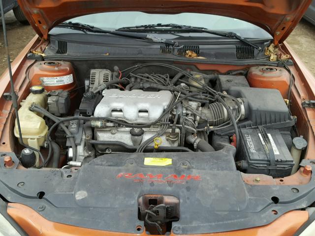 1G2NV52E13C327351 - 2003 PONTIAC GRAND AM G ORANGE photo 7