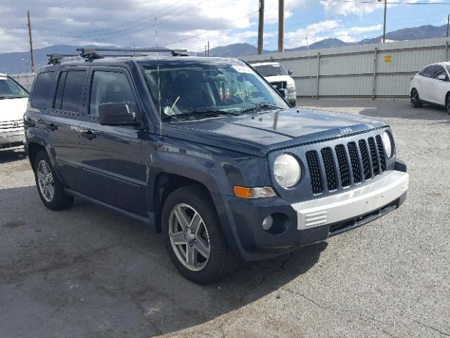 1J8FF48W07D371857 - 2007 JEEP PATRIOT LI BLUE photo 1