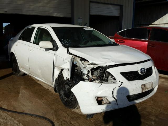 JTDBL40EX99031154 - 2009 TOYOTA COROLLA BA WHITE photo 1