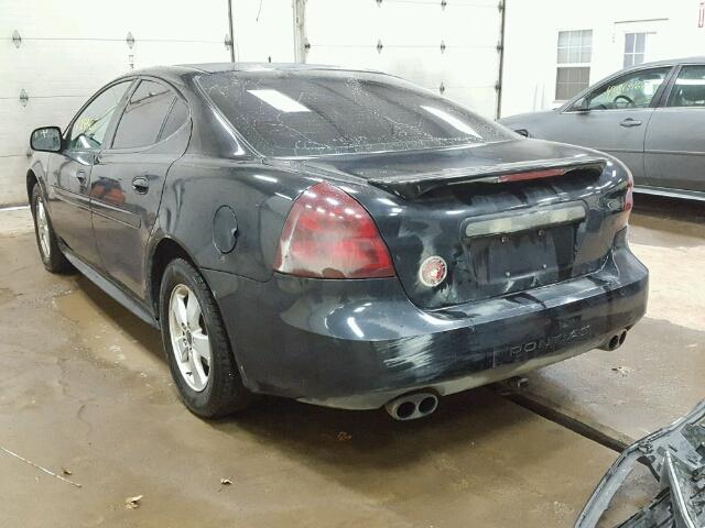 2G2WS542051211681 - 2005 PONTIAC GRAND PRIX BLACK photo 3