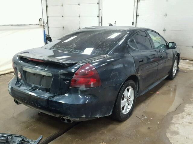 2G2WS542051211681 - 2005 PONTIAC GRAND PRIX BLACK photo 4