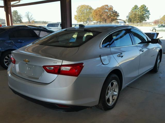 1G1ZB5ST8GF315991 - 2016 CHEVROLET MALIBU LS SILVER photo 4
