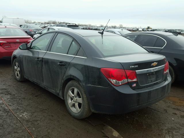 1G1PC5SB7D7158245 - 2013 CHEVROLET CRUZE LT BLACK photo 3