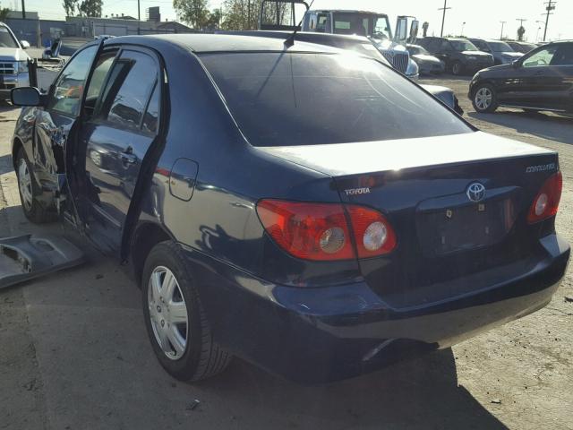 1NXBR30E55Z378922 - 2005 TOYOTA COROLLA CE BLUE photo 3