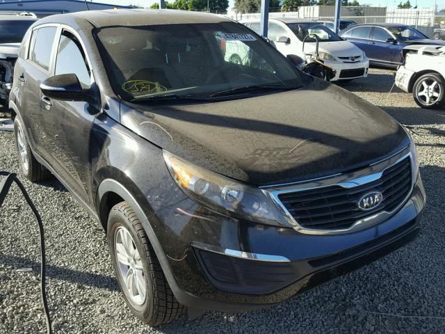 KNDPB3A23B7141682 - 2011 KIA SPORTAGE L BLACK photo 1