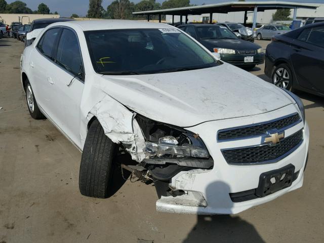 1G11C5SAXDF311445 - 2013 CHEVROLET MALIBU 1LT WHITE photo 1