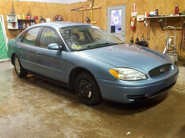 1FAFP56U56A130412 - 2006 FORD TAURUS SEL BLUE photo 1