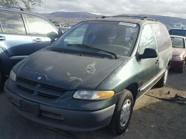 2B4FP2535VR332420 - 1997 DODGE CARAVAN GREEN photo 2