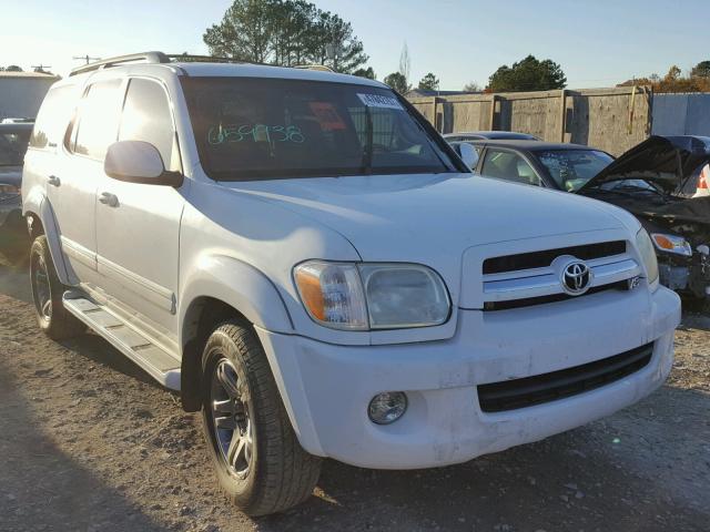 5TDZT38AX6S270209 - 2006 TOYOTA SEQUOIA LI WHITE photo 1