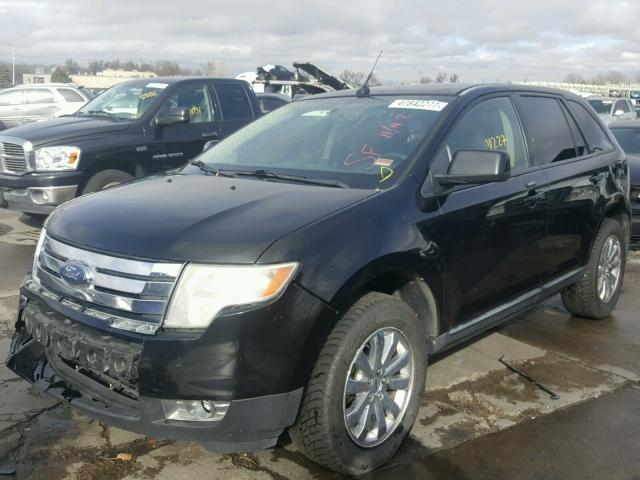 2FMDK48C08BA85865 - 2008 FORD EDGE SEL BLACK photo 2