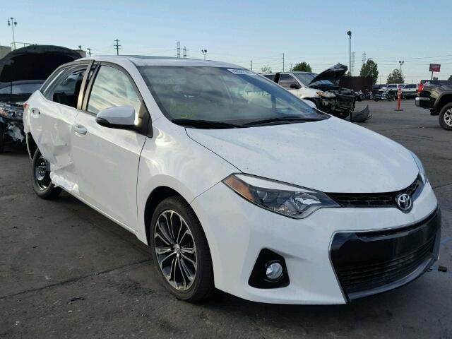 5YFBURHE8FP262588 - 2015 TOYOTA COROLLA L WHITE photo 1