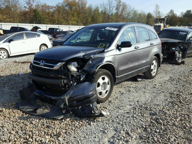 5J6RE4H31AL079171 - 2010 HONDA CR-V LX GRAY photo 2