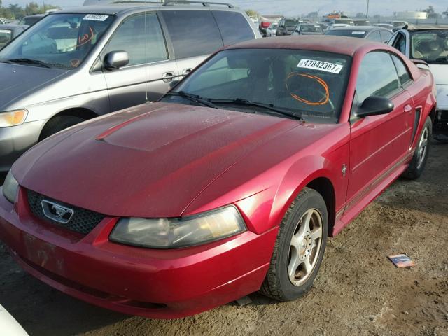 1FAFP40433F391992 - 2003 FORD MUSTANG RED photo 2