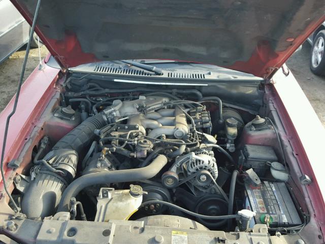 1FAFP40433F391992 - 2003 FORD MUSTANG RED photo 7