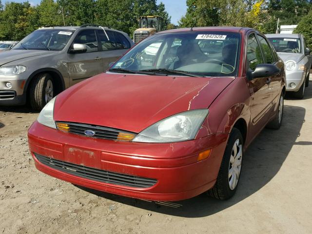 1FAFP34384W121153 - 2004 FORD FOCUS SE C RED photo 2