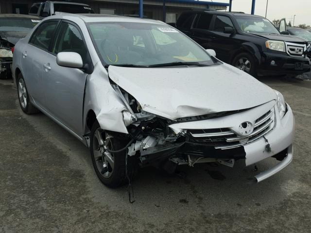 2T1BU4EE5DC014254 - 2013 TOYOTA COROLLA BA SILVER photo 1