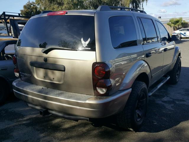 1D4HD48N34F178148 - 2004 DODGE DURANGO SL BROWN photo 4