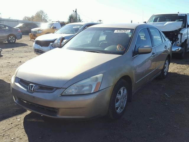 1HGCM56435A168999 - 2005 HONDA ACCORD LX GOLD photo 2