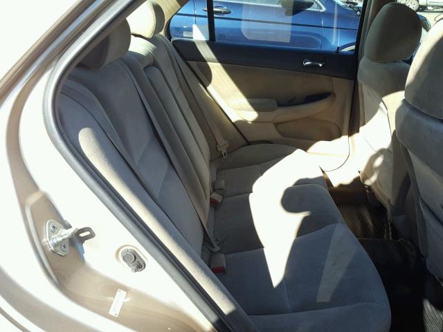 1HGCM56435A168999 - 2005 HONDA ACCORD LX GOLD photo 6