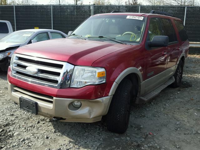 1FMFU18578LA04086 - 2008 FORD EXPEDITION RED photo 2