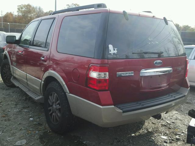 1FMFU18578LA04086 - 2008 FORD EXPEDITION RED photo 3