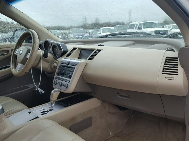 JN8AZ08W97W600272 - 2007 NISSAN MURANO SL WHITE photo 5