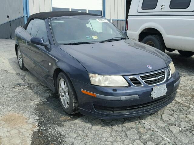 YS3FD79Y866005106 - 2006 SAAB 9-3 BASE BLUE photo 1