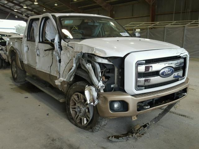 1FT7W2BT5BEA54254 - 2011 FORD F250 SUPER WHITE photo 1