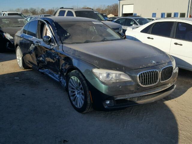 WBAKC8C5XCC436554 - 2012 BMW 7 SERIES GREEN photo 1