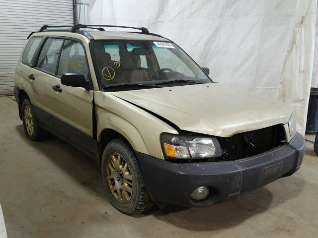 JF1SG636X4H738215 - 2004 SUBARU FORESTER 2 GOLD photo 1