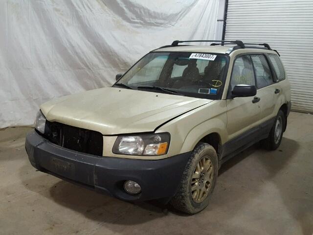 JF1SG636X4H738215 - 2004 SUBARU FORESTER 2 GOLD photo 2