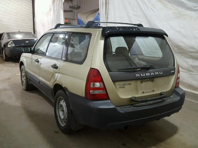 JF1SG636X4H738215 - 2004 SUBARU FORESTER 2 GOLD photo 3