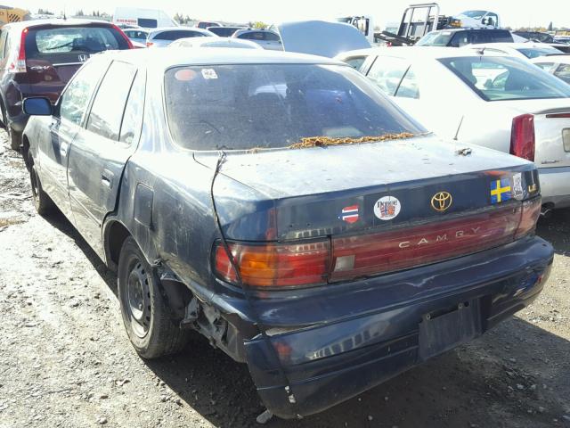 JT2SK12E5P0161478 - 1993 TOYOTA CAMRY LE BLUE photo 3