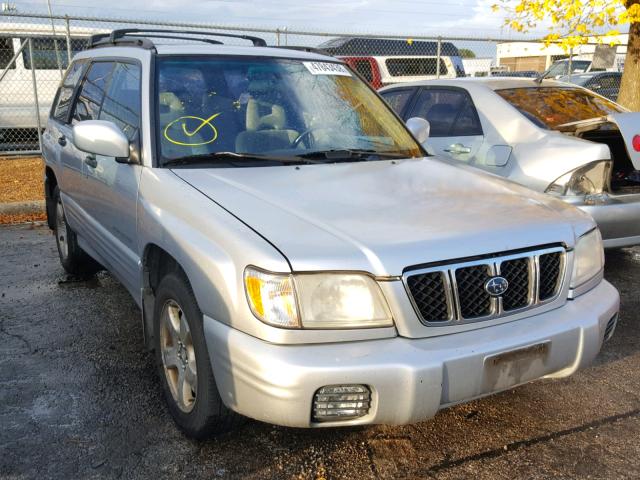 JF1SF65652H703661 - 2002 SUBARU FORESTER S SILVER photo 1
