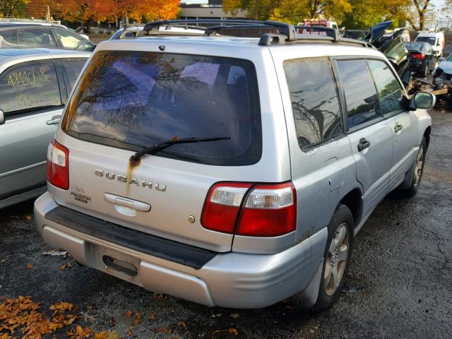 JF1SF65652H703661 - 2002 SUBARU FORESTER S SILVER photo 4
