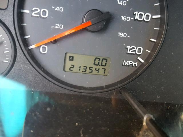 JF1SF65652H703661 - 2002 SUBARU FORESTER S SILVER photo 8