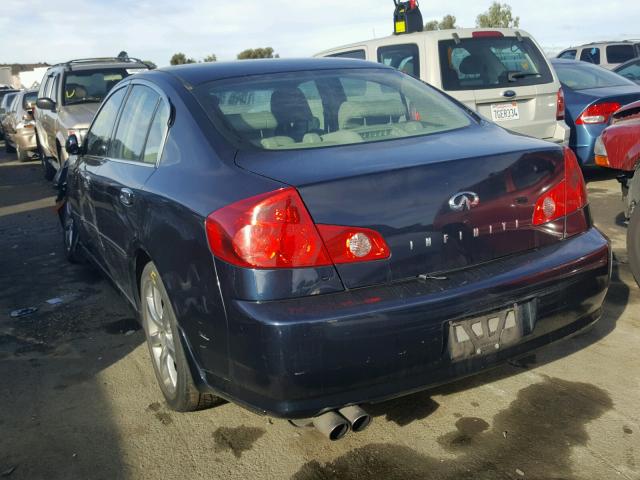 JNKCV51E95M213291 - 2005 INFINITI G35 BLUE photo 3