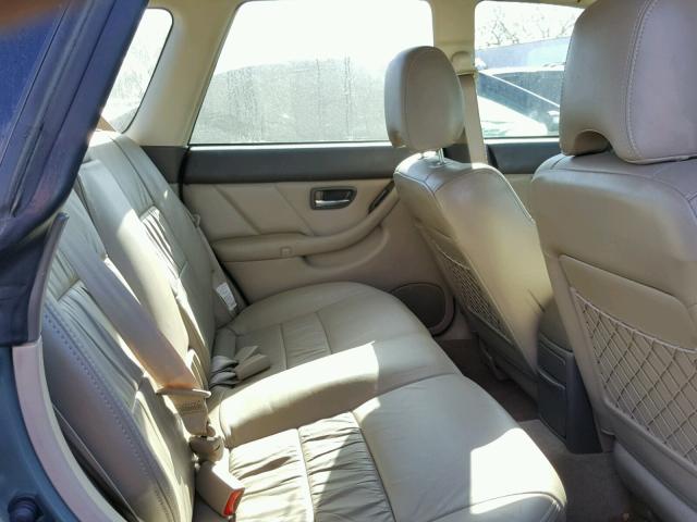 4S3BH896317643040 - 2001 SUBARU LEGACY OUT GREEN photo 6