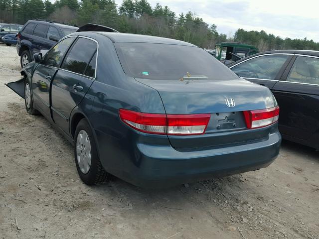 1HGCM56333A086436 - 2003 HONDA ACCORD LX GREEN photo 3