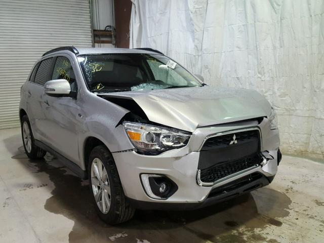 4A4AR4AW4FE029154 - 2015 MITSUBISHI OUTLANDER GRAY photo 1