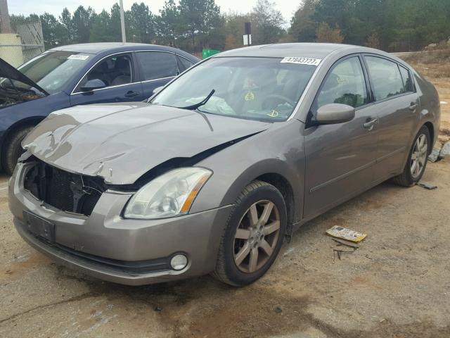 1N4BA41E54C877357 - 2004 NISSAN MAXIMA SE TAN photo 2